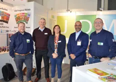 James Fouster, Paul Tracey, Emma Smith, Mandeep Grewal, Darren Beven at the JDM stand with the full range of Just Add products.